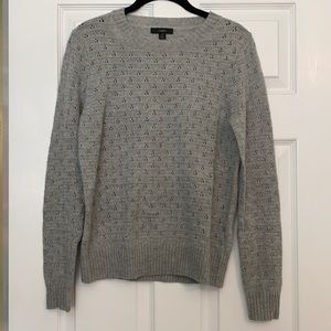 J. Crew Grey Sweater, Acrylic/Wool, Size S